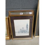5018 3 prints and etchings of London scenes