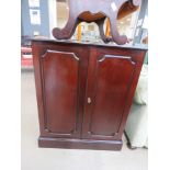 Mahogany 2 door cupboard