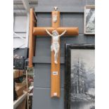 (3) Wooden crucifix