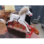 Painted rocking horse