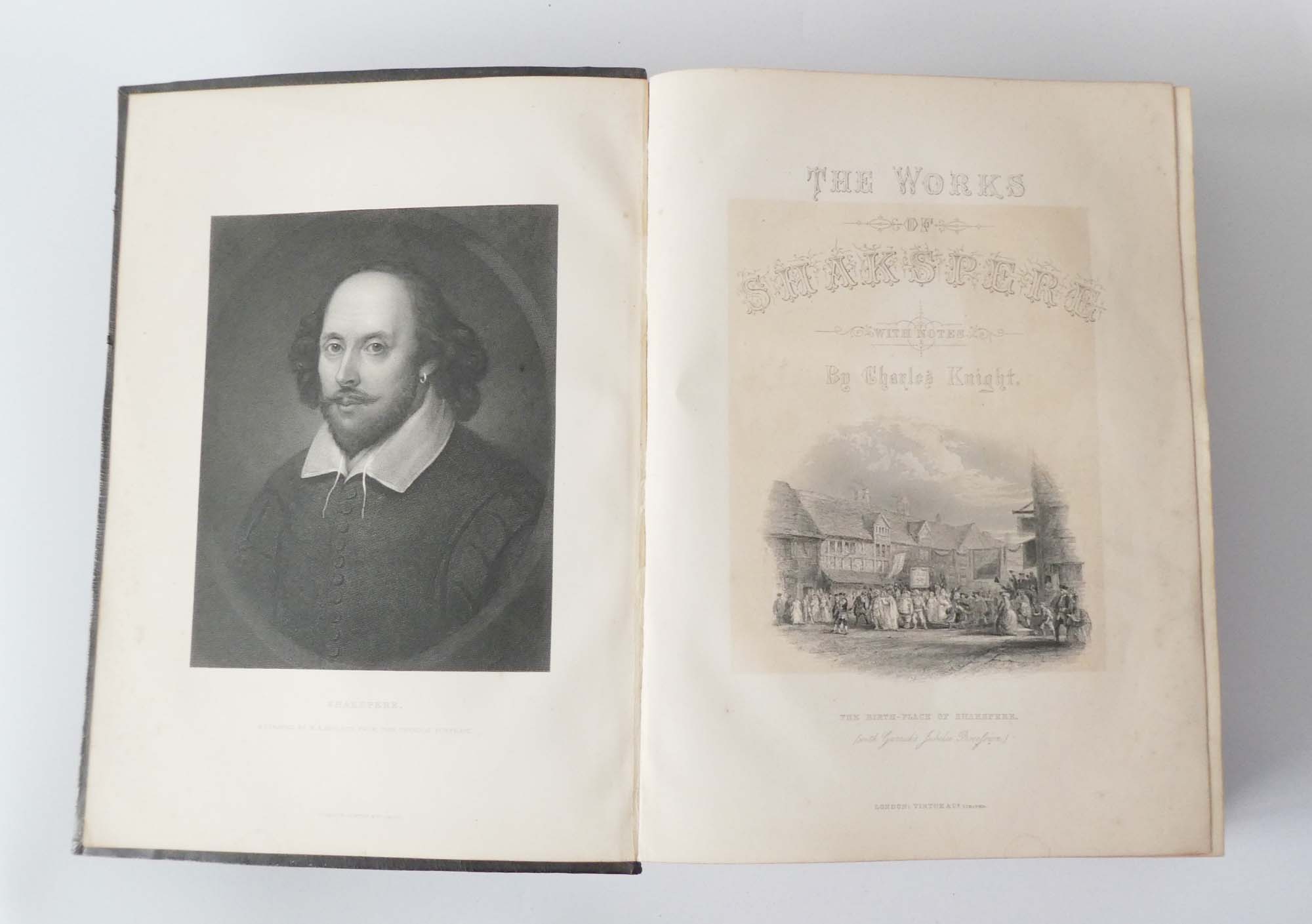 Charles Knight : The Works of Shakespeare, C.1880. Vols. I & II. - Image 2 of 6