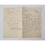 Arthur Rackham Correspondence : One letter from Stilegate, Limpsfield, Surrey dated 28.11.