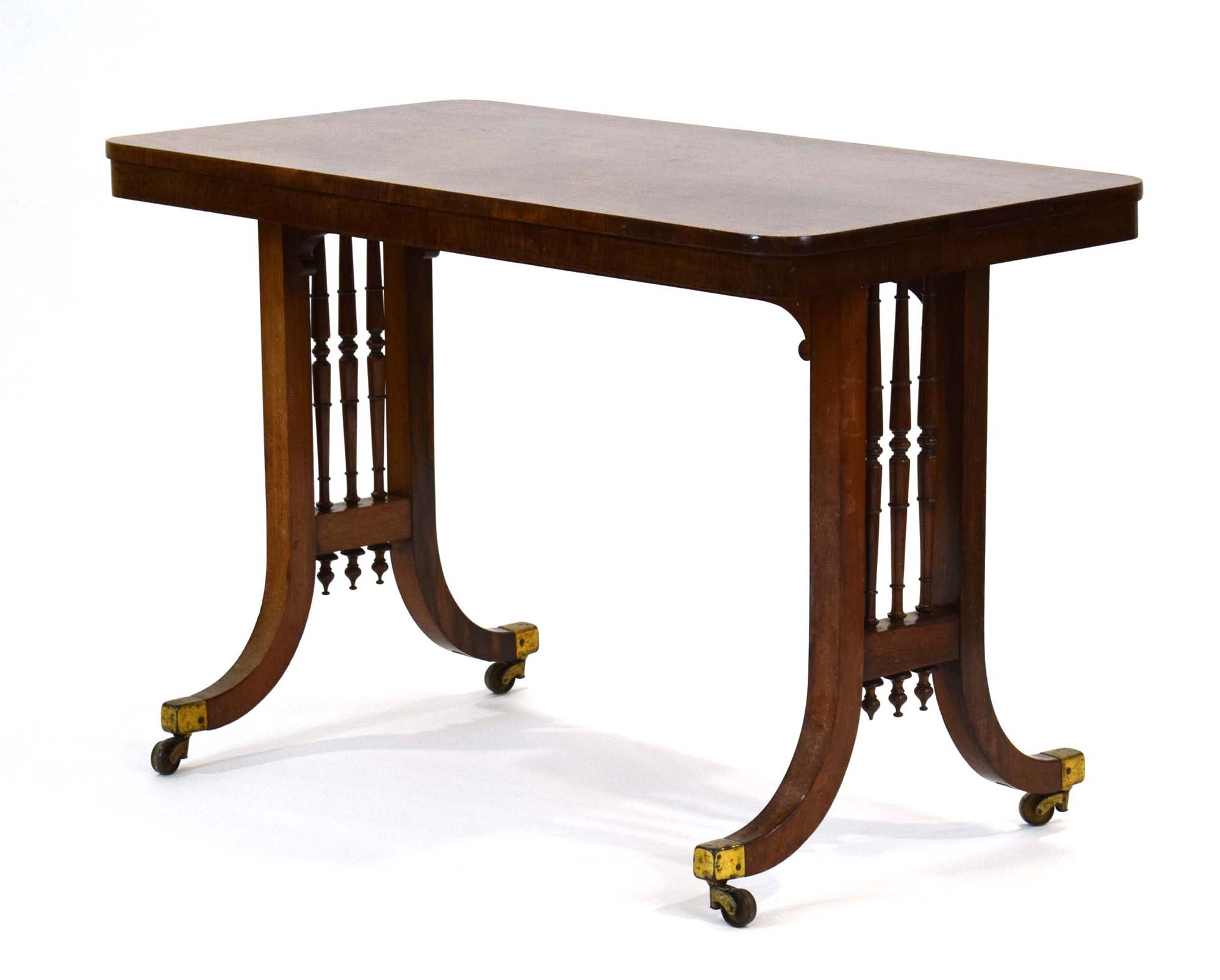 A late 19th/early 20th century rosewood side table, - Image 2 of 6