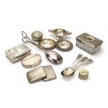A mixed parcel of silver plated collectable's including a Wembley British Empire Exhibition
