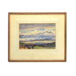 In the manner of Hercules Brabazon Brabazon (1821-1906), A loose landscape, unsigned, watercolour,