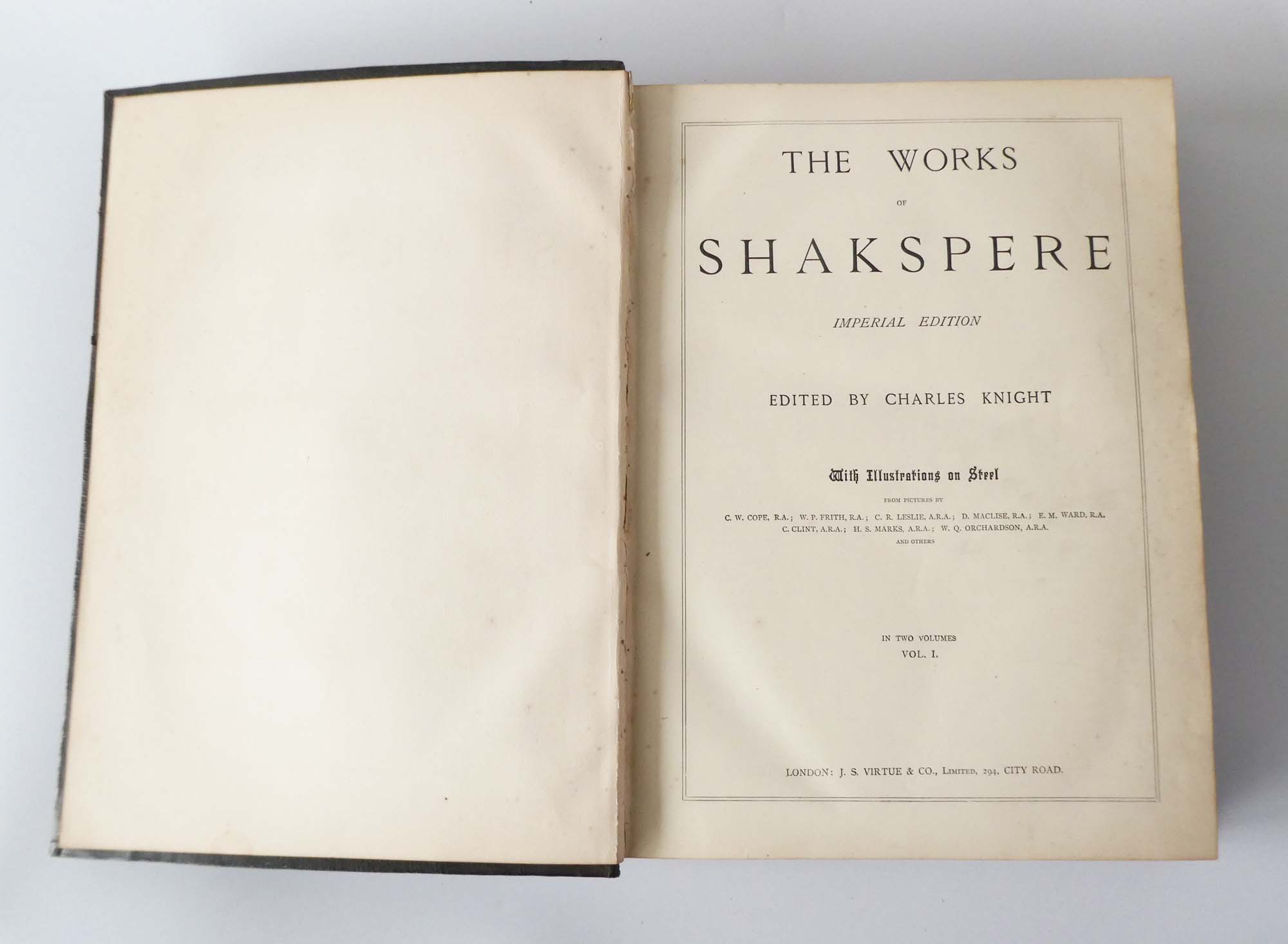 Charles Knight : The Works of Shakespeare, C.1880. Vols. I & II. - Image 3 of 6