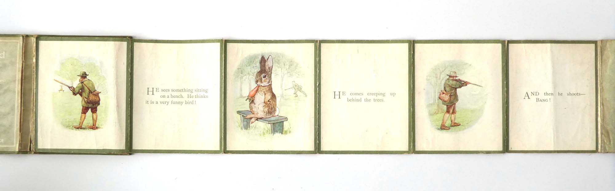 Beatrix Potter : The Story of A Fierce Bad Rabbit, 1906. 12mo Hb. Wallet style format. - Image 5 of 6