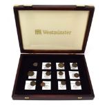 A set of twelve Westminster 'Coins of the Roman Empire' collectable coins from Emperor Gallienus to