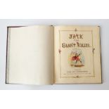 Richard Doyle :Jack The Giant Killer, 1842. Qto. Hb. Illustrated maroon cloth binding.