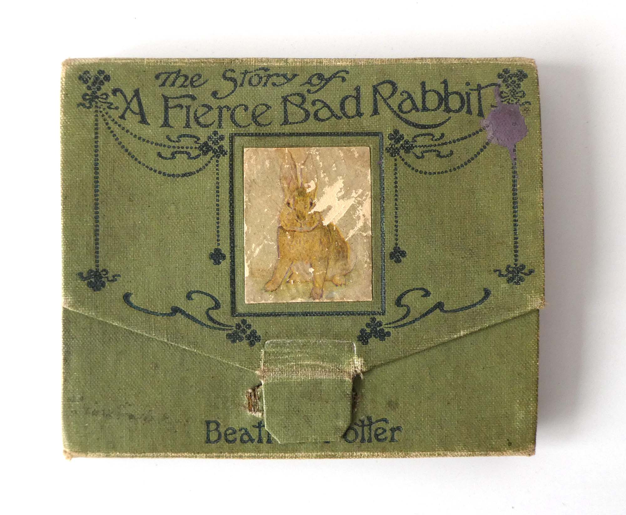 Beatrix Potter : The Story of A Fierce Bad Rabbit, 1906. 12mo Hb. Wallet style format. - Image 2 of 6