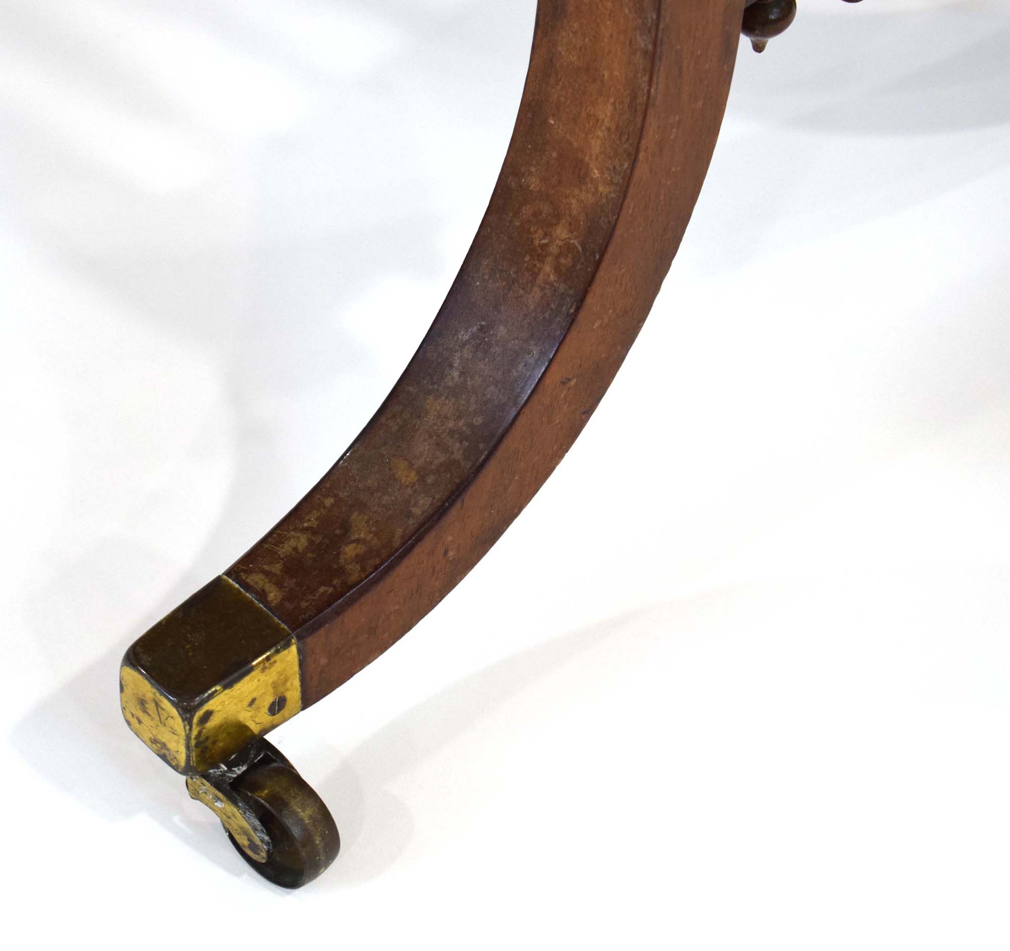 A late 19th/early 20th century rosewood side table, - Image 3 of 6