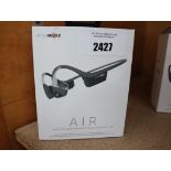 (2574) Aftershokz Air wireless bone conduction headphones