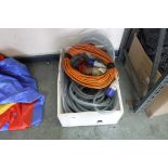 Extension cables and selection of reinforced hose pipe