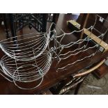 Chrome wirework fruit holder and similar wine bottle rack