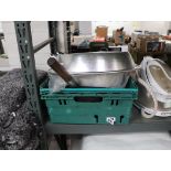 *WITHDRAWN* (2291) Crate of cook ware