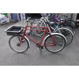 Ex Royal Mail Godmanchester Post Office bike with stand