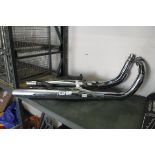 Pair of Honda Shadow RSVT750 exhaust pipes