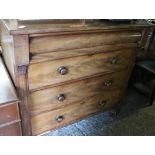 19th Century mahogany Scottish chest of 4 drawers