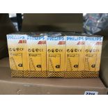Box containing Philips 40w lightbulbs