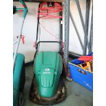 (38) Qualcast electric lawn mower with grass box