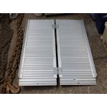 Folding aluminium disability ramp