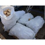 5 bags of chopped wood