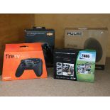 Amazon Fire TV game controller with PXN bluetooth controller, Pulse ceiling light speaker and