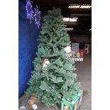 7ft pre-lit artificial Christmas tree