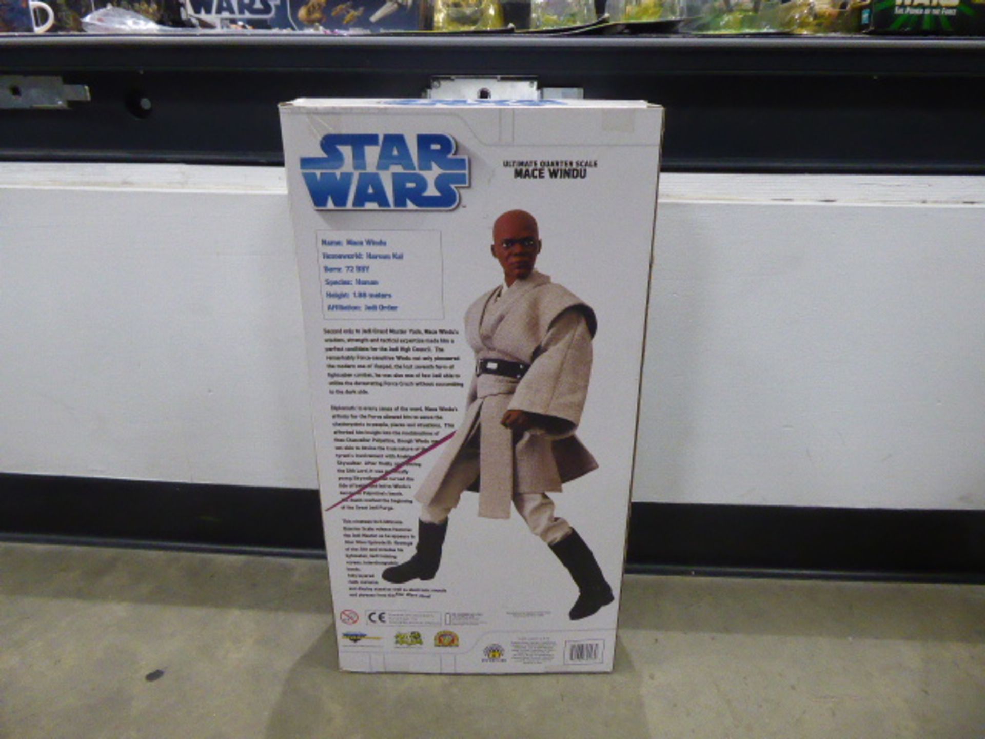 Quarter scale figure of Star Wars Mace Windu in box - Image 2 of 2