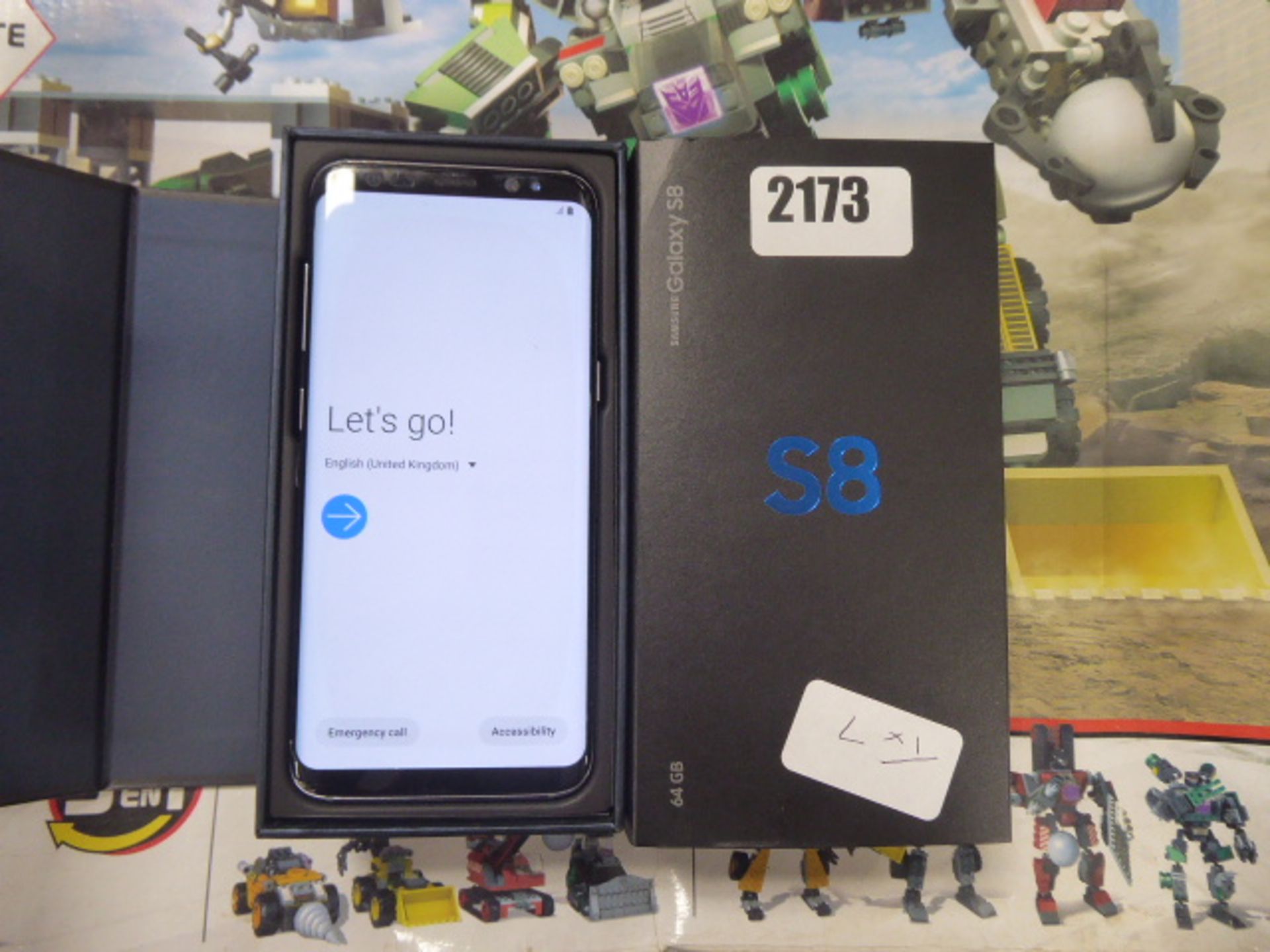 Samsung Galaxy S8 mobile phone model SMG950F 64gb memory with box