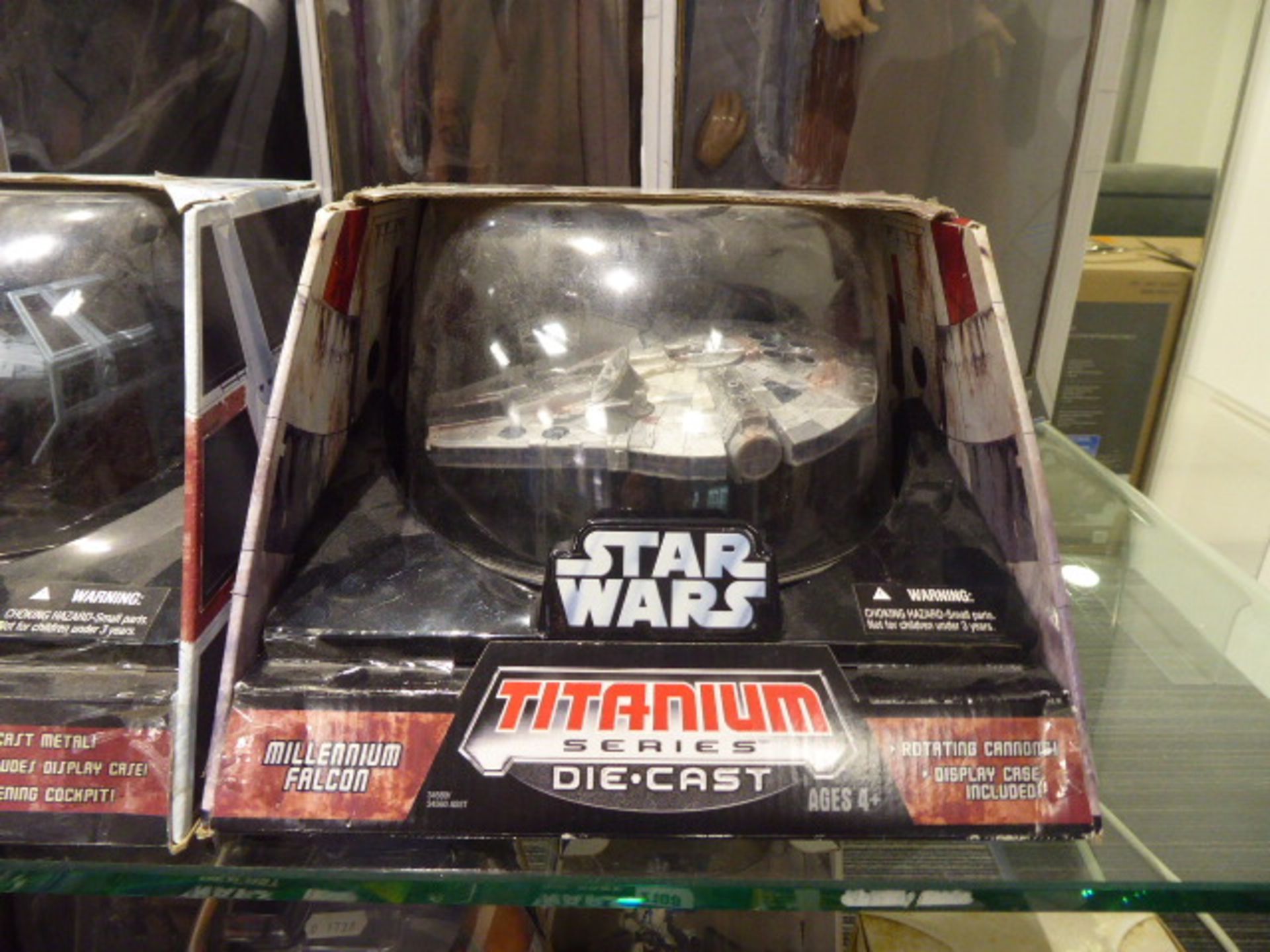 Titanium diecast series Star Wars vehicles to include Slave I, Darth Vader's Tie Advanced Star - Image 4 of 4
