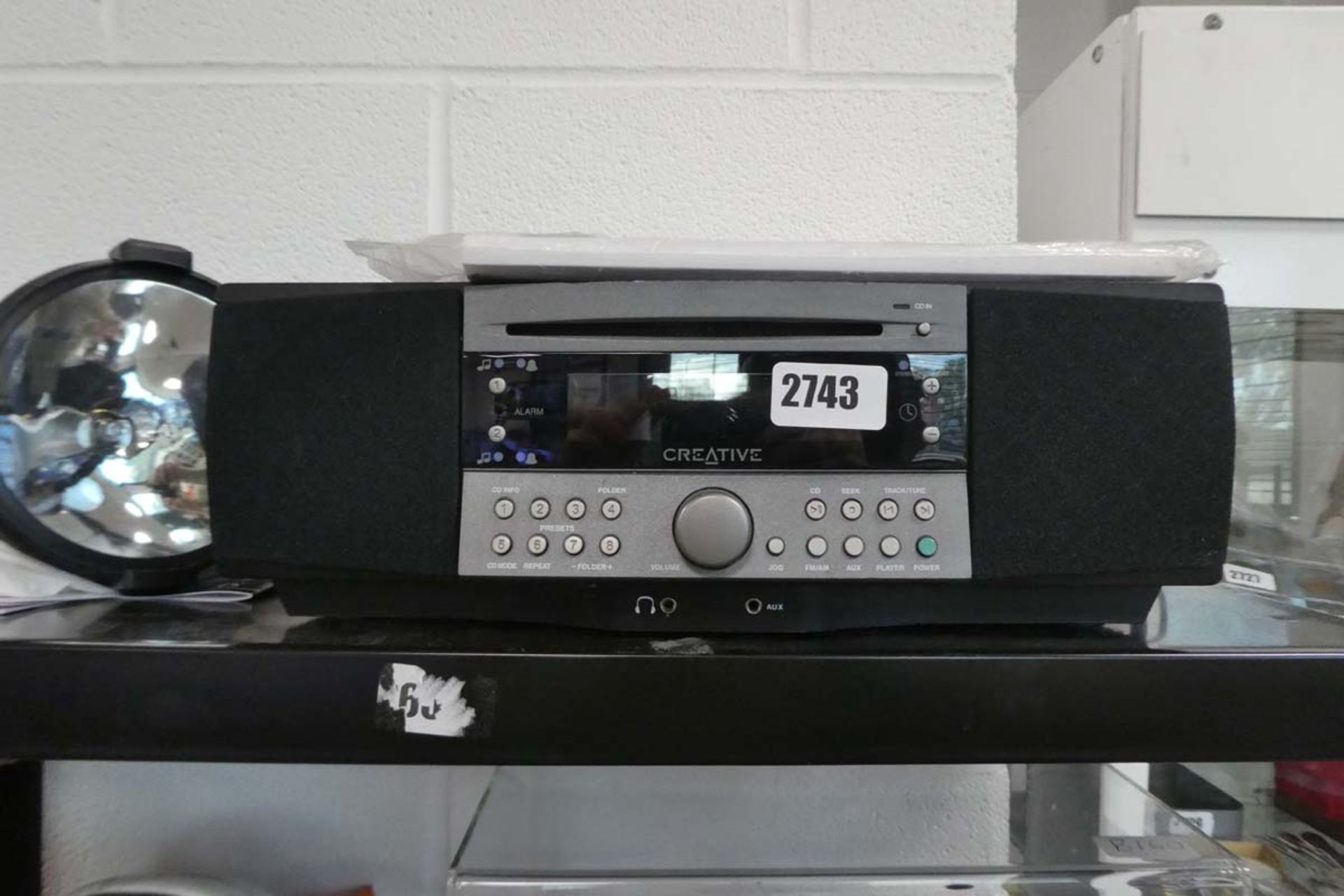 Creative CD player radio system