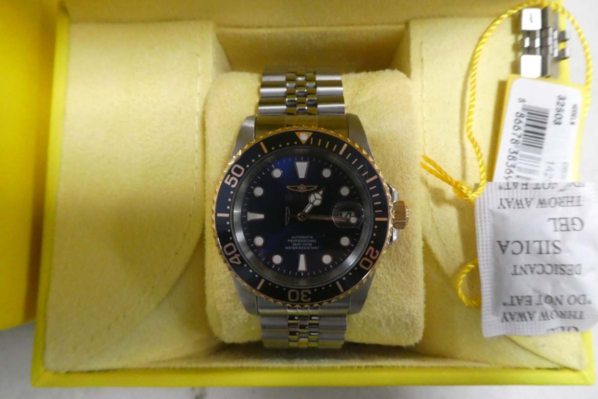 Gents Invicta automatic wristwatch with box - Image 2 of 2