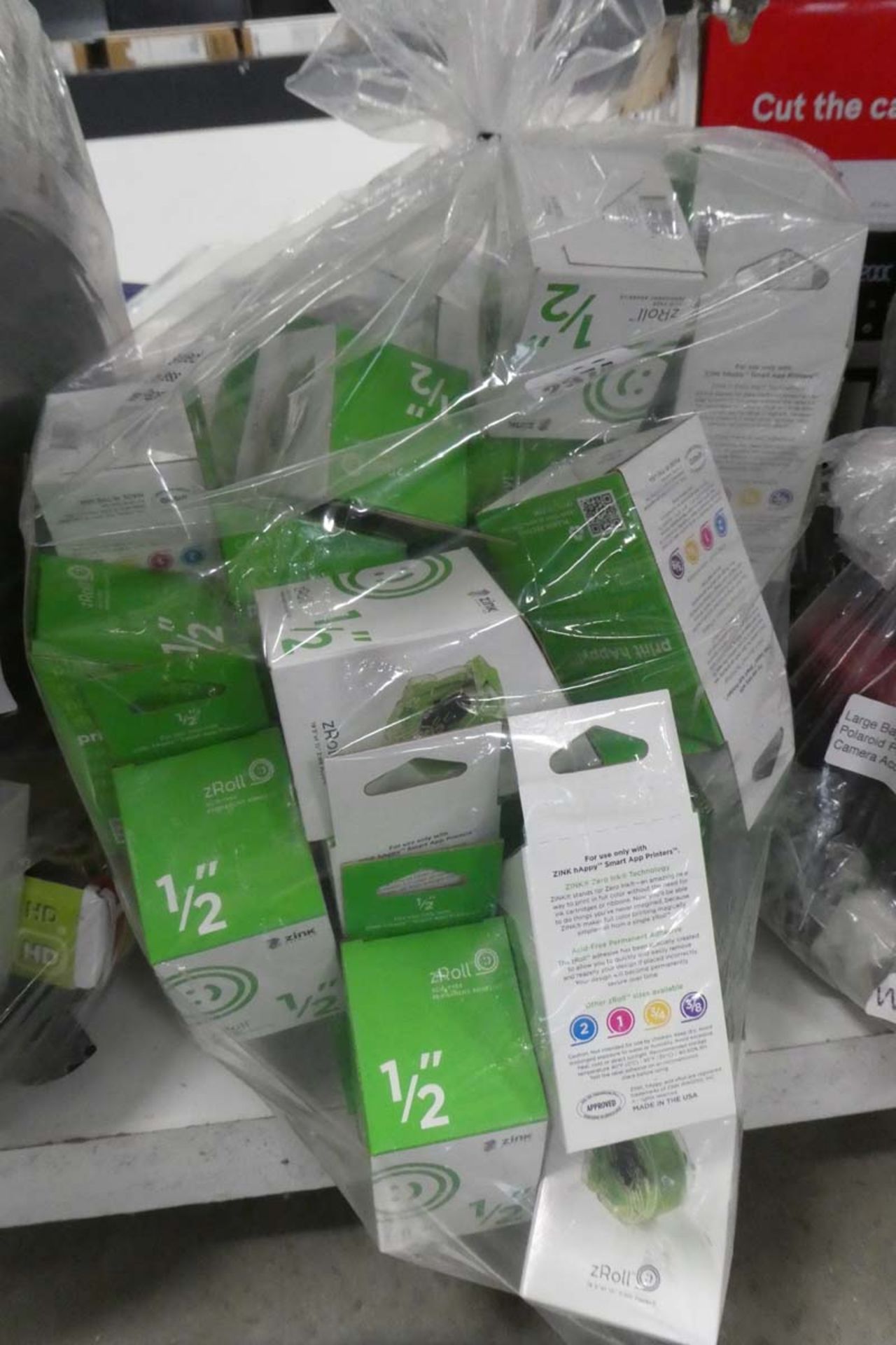 2299 Approx 35 Zinc inkless printer papers
