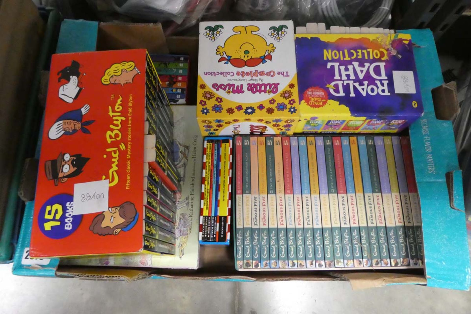 Tray of collectors sets of children's books