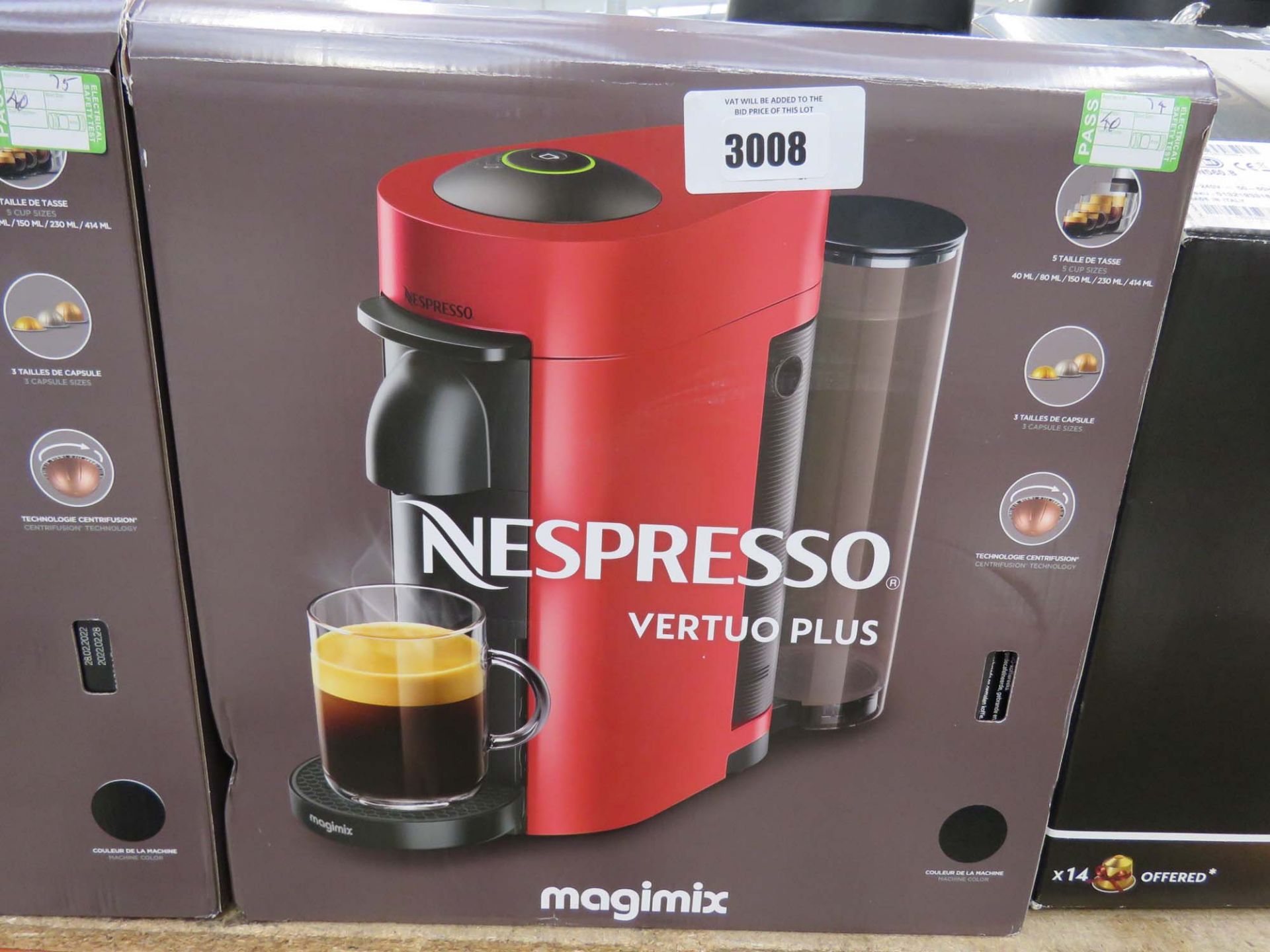 Magimix Nespresso Virtuo Plus coffee machine