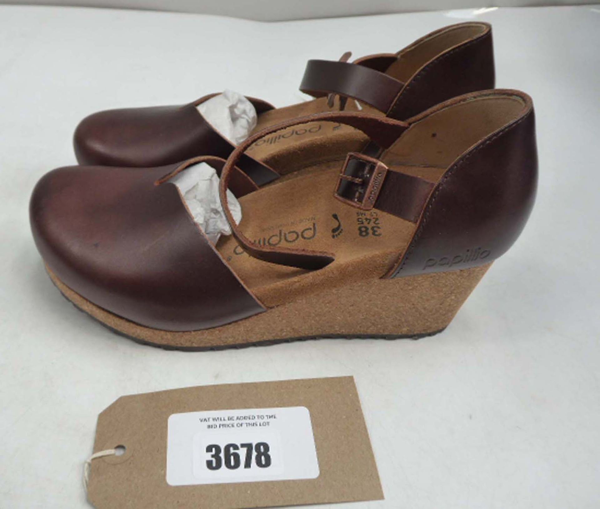 Papillio Mary leather wedges size 5