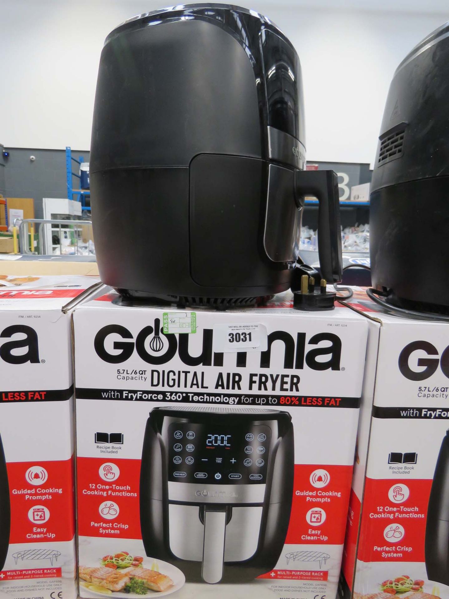 Boxed Gourmia digital air fryer