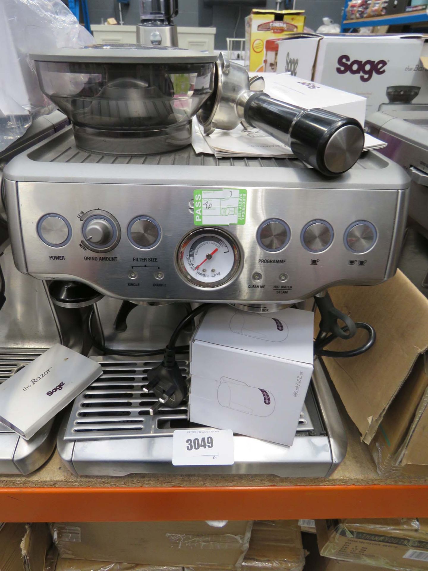 Sage coffee machine