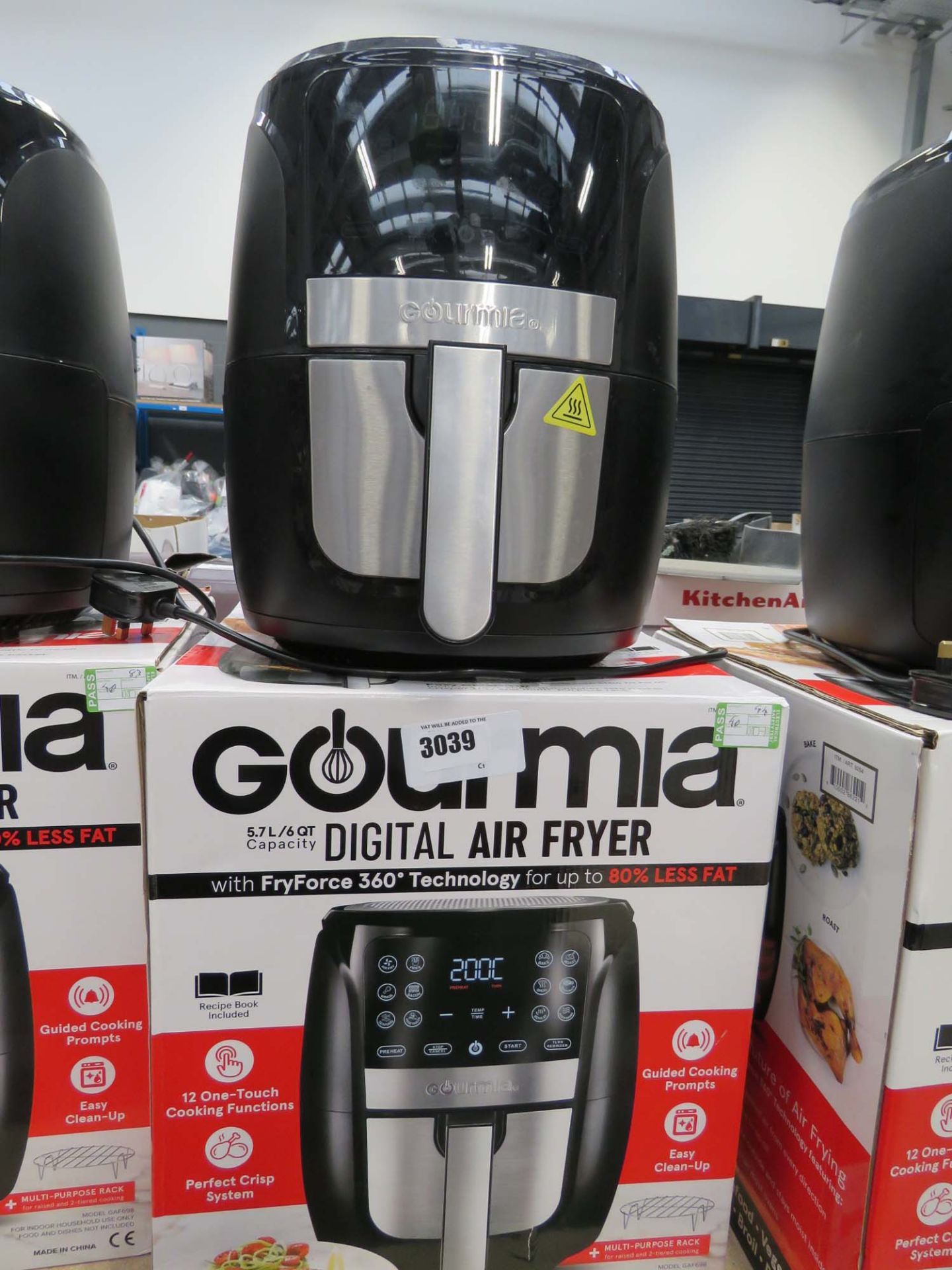 Boxed Gourmia digital air fryer