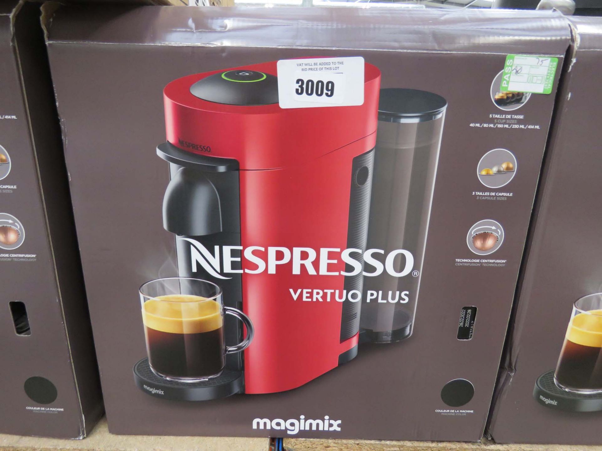 Magimix Nespresso Virtuo Plus coffee machine