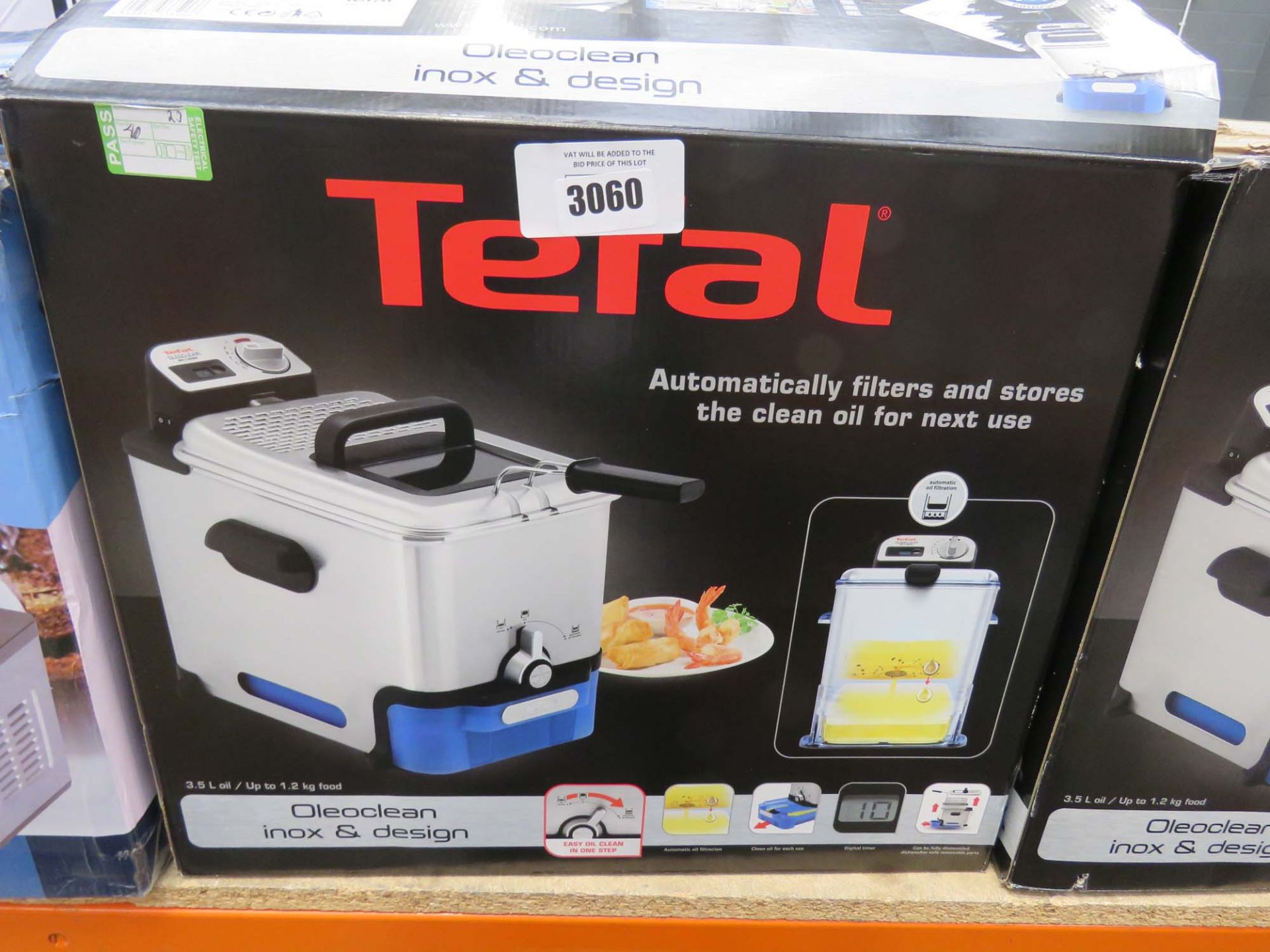 Boxed Tefal fryer