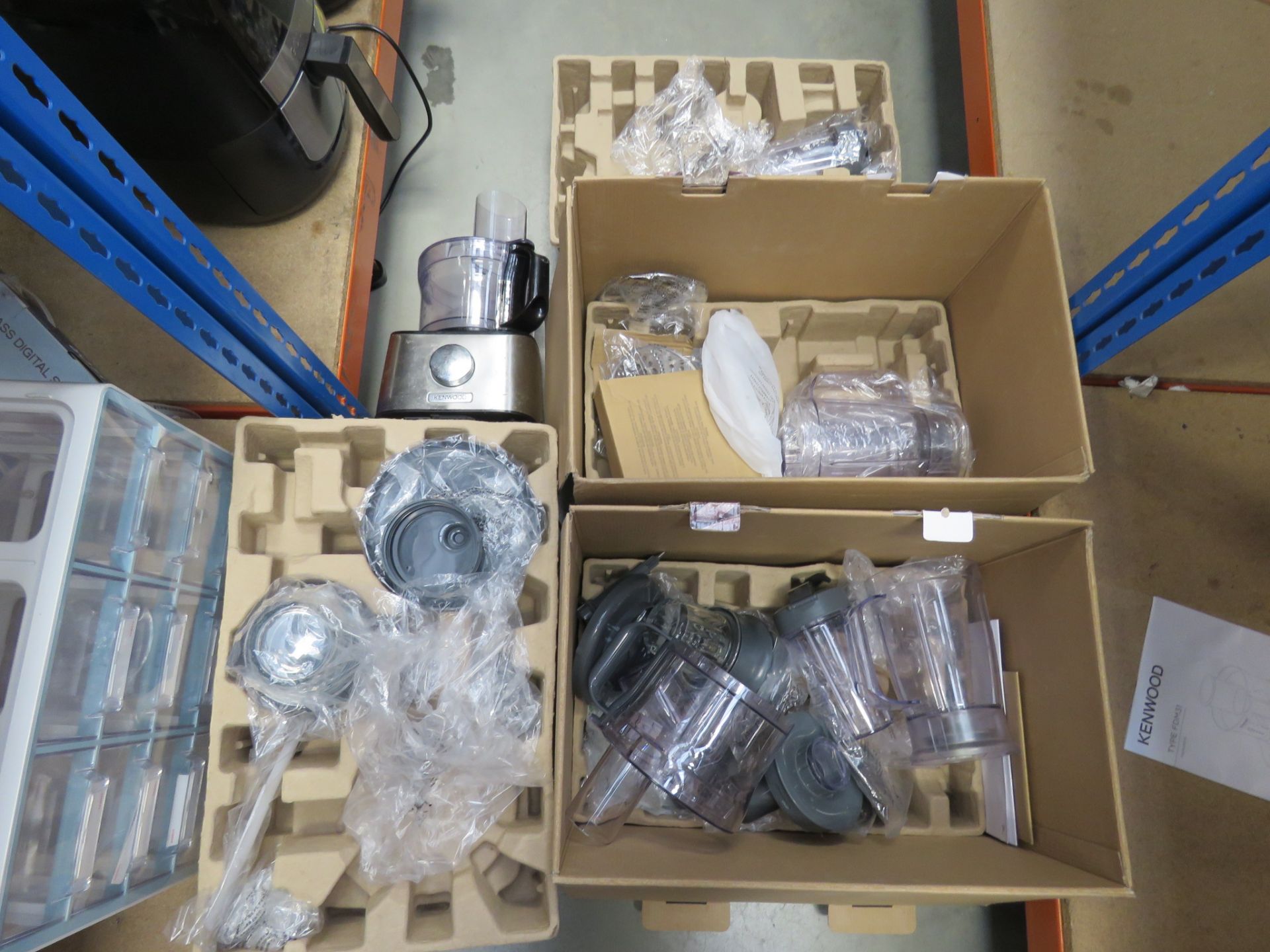 2 boxes of Kenwood food processor parts