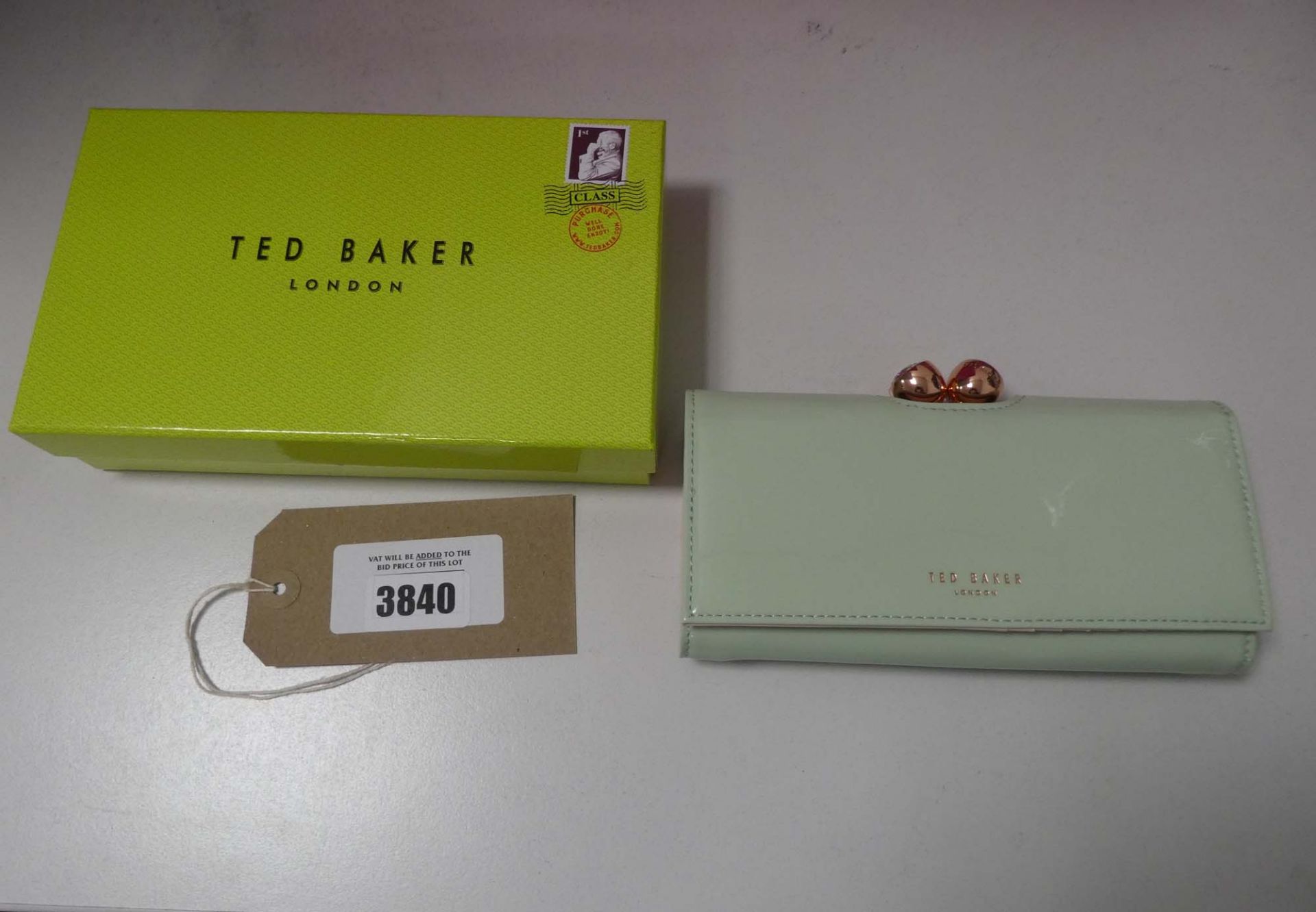 Ted Baker twisted bobble matinee purse in light green