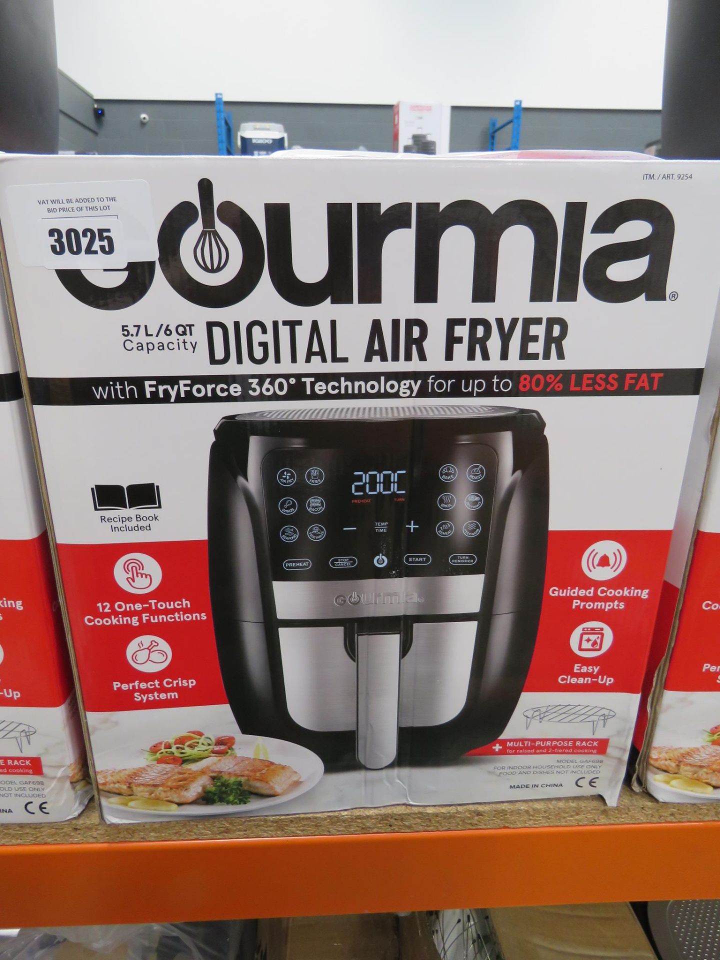 (TN1) Gourmet digital air fryer