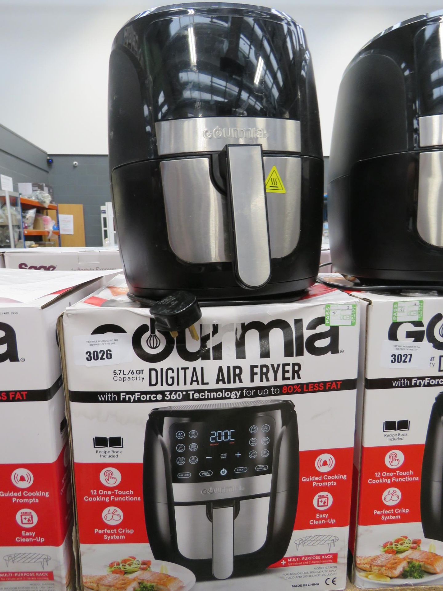 (TN1) Gourmet digital air fryer