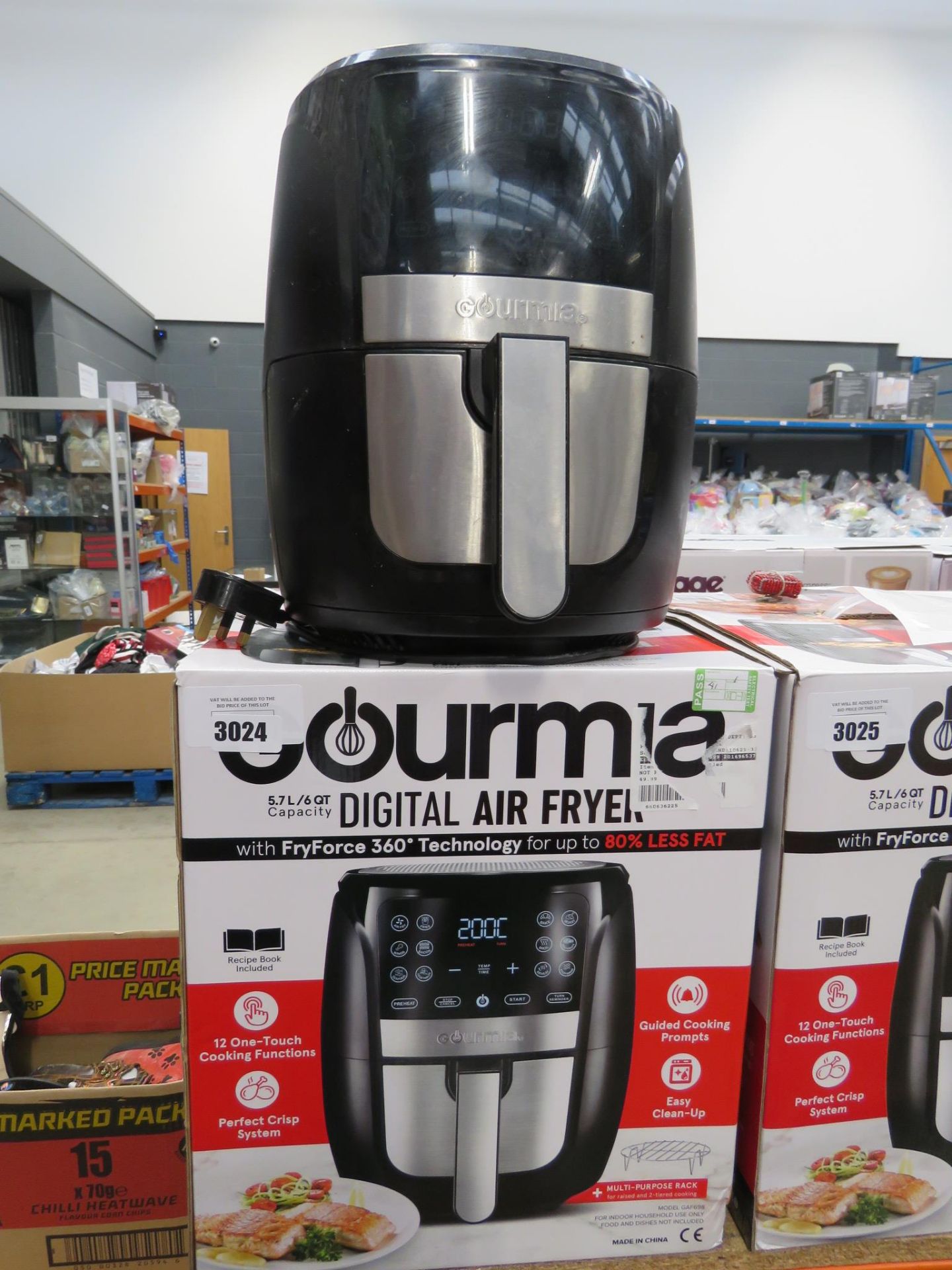 (TN1) Gourmet digital air fryer