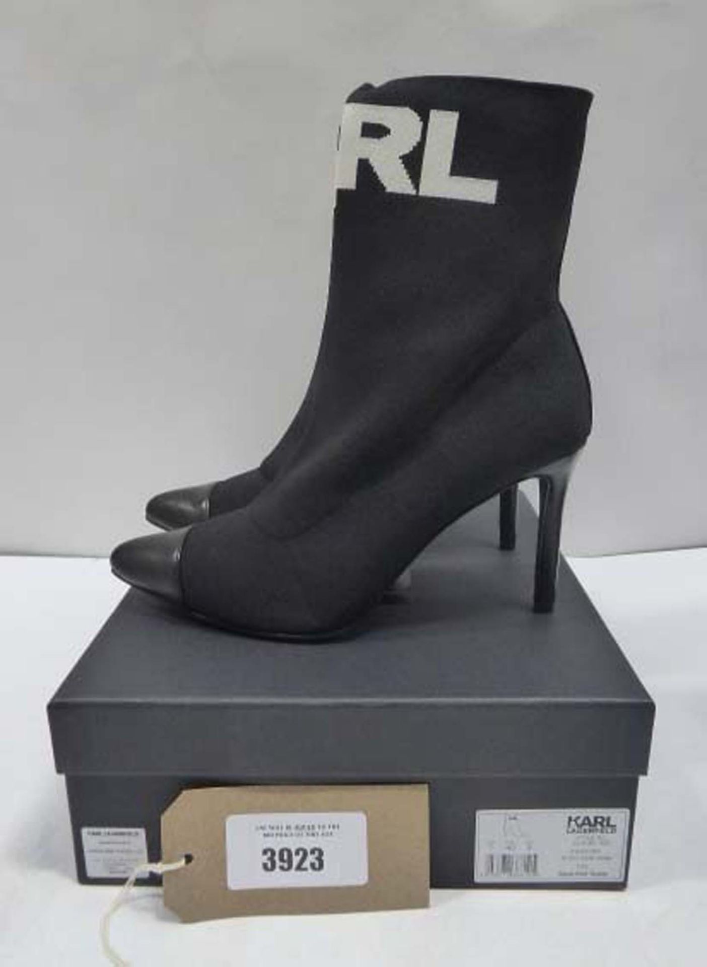 Karl Lagerfeld Pandora knitted ankle boots size 7