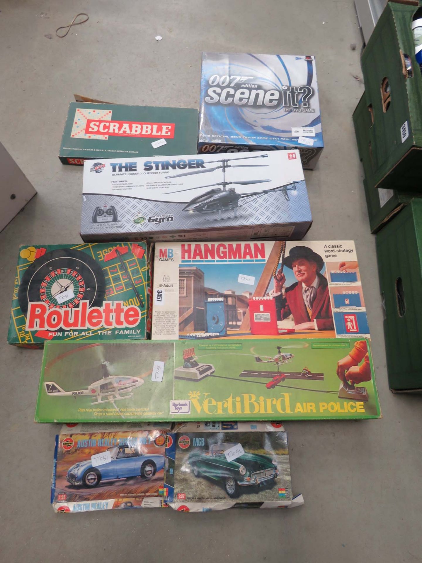 Selection of board games and other games