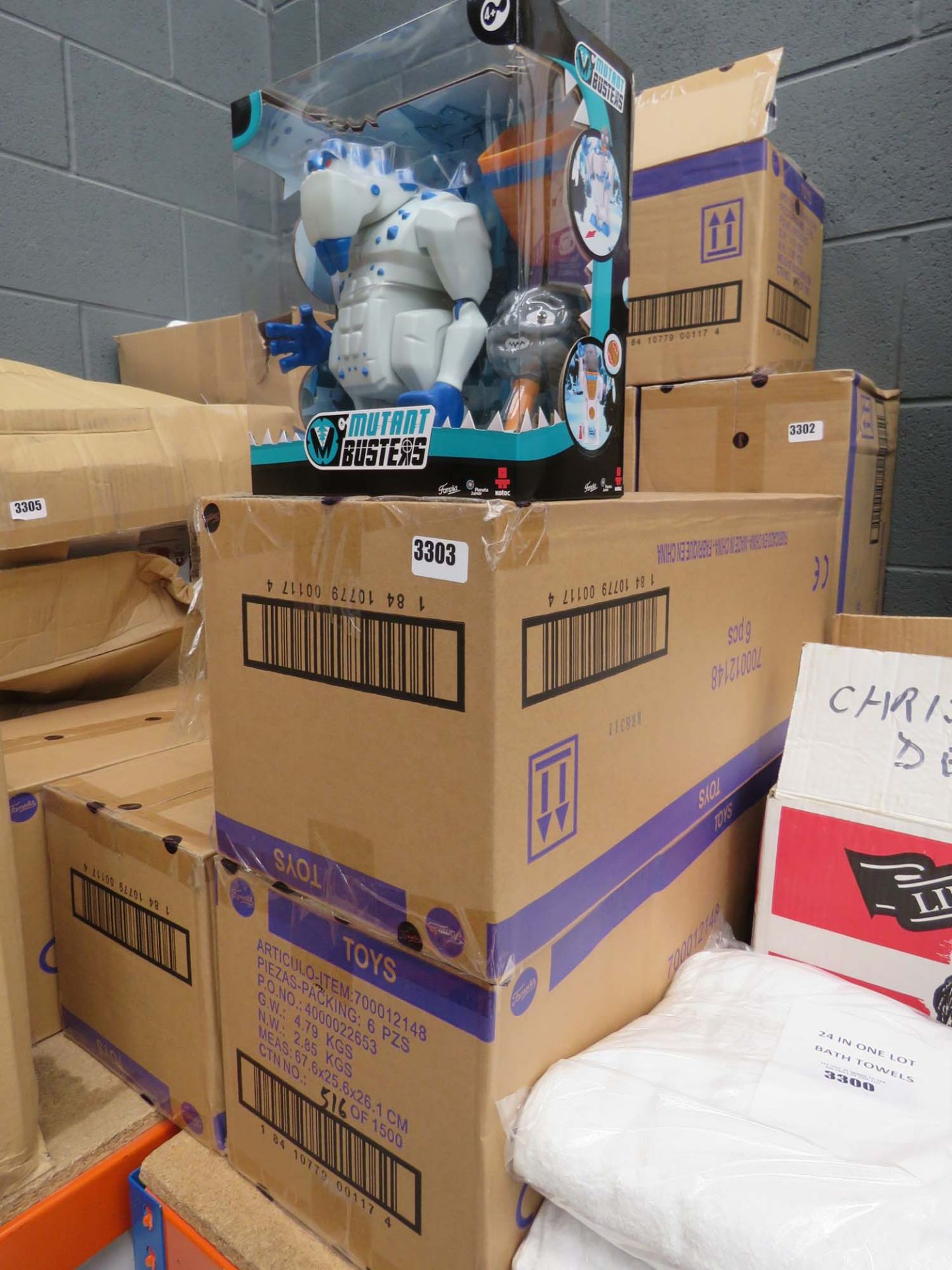 4 boxes containing 6 per box Mutant Buster toy sets